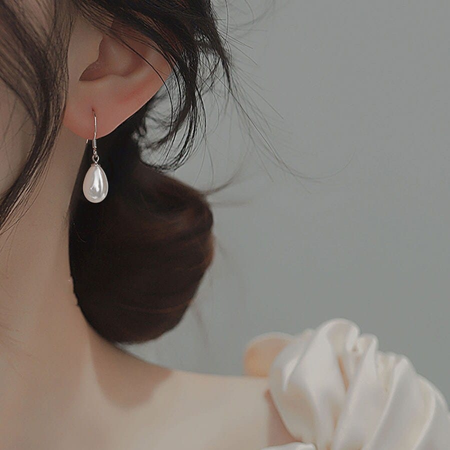 パールピアス フックピアス 揺れる ピアス 大ぶり