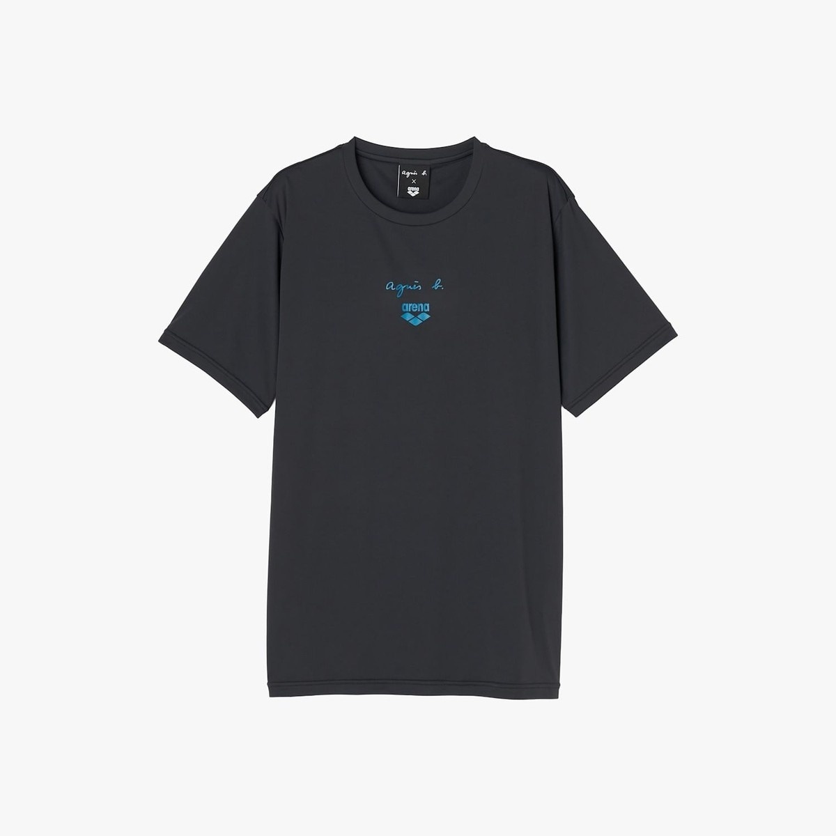 agnes b.アニエスベー x NH ボーダー半袖Tシャツ 灰×黒 L 【公式通販】