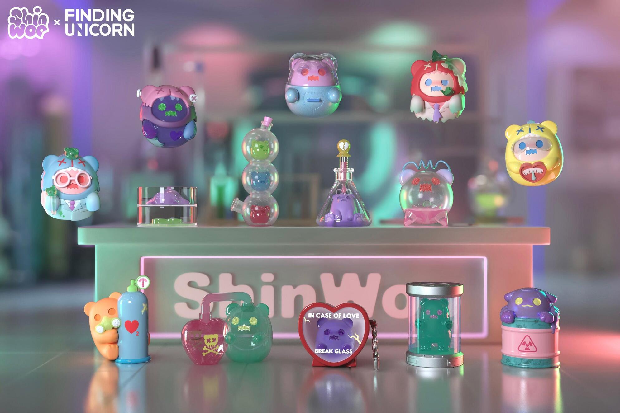 [�}���C]FINDING UNICORN (�P�i�̔�) SHINWOO BABY GHOST BEAR/FINDING UNICORN�iFINDING UNICORN�j