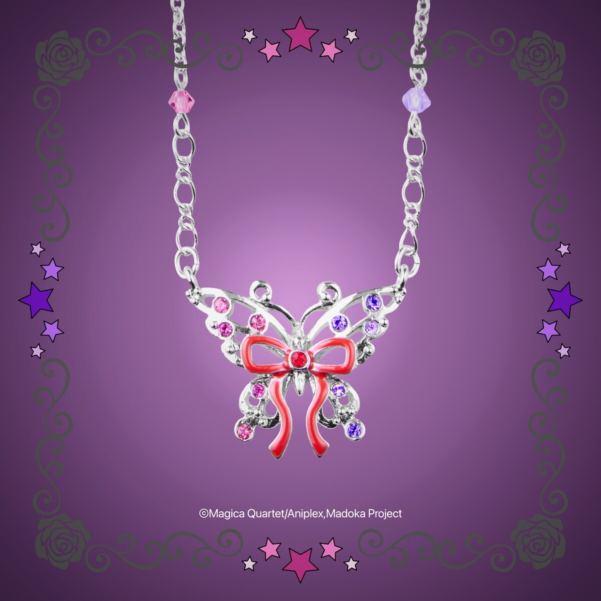 ANNA SUI×魔法少女まどか☆マギカ バタフライモチーフネックレス