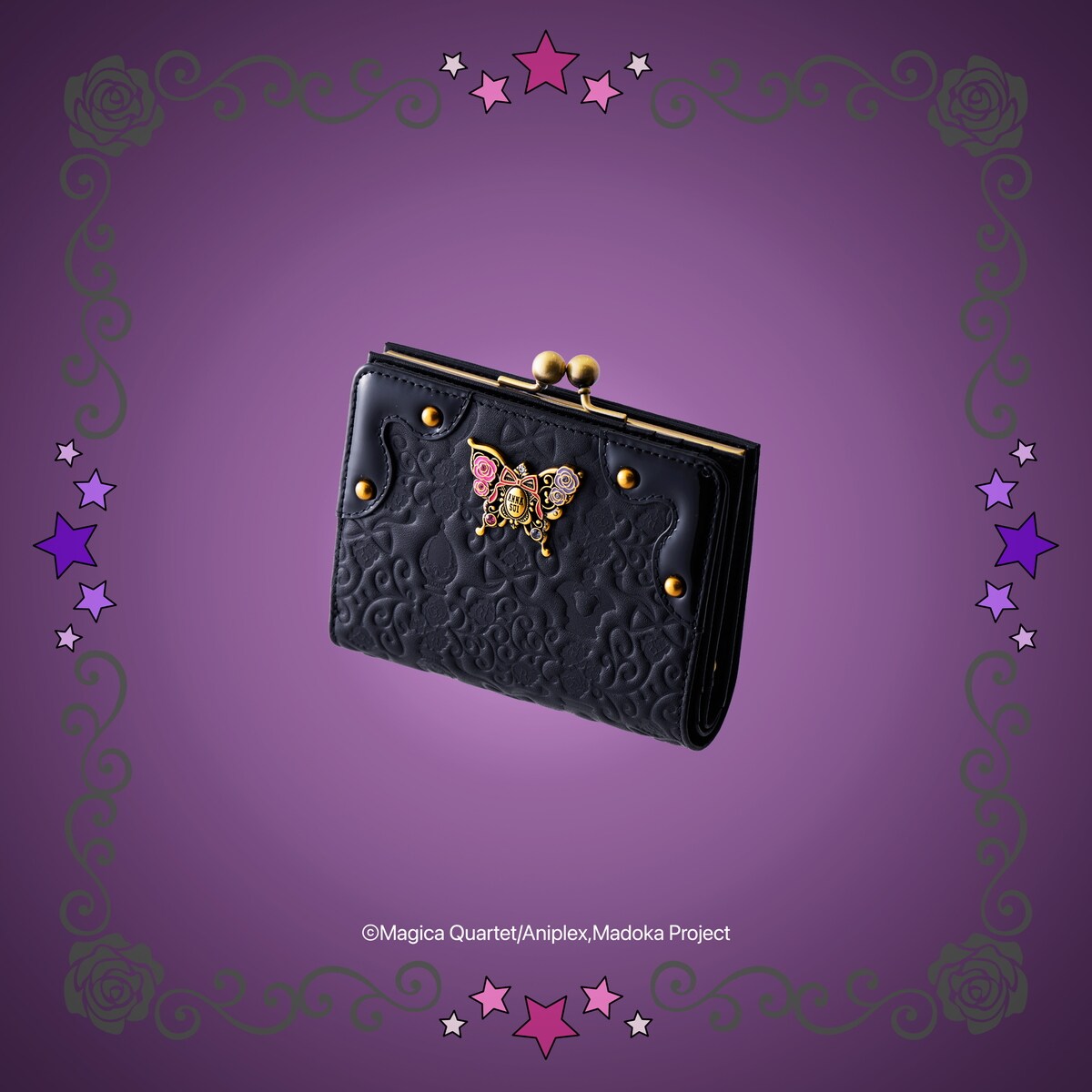 ANNA SUI×魔法少女まどか☆マギカ パピヨン 口金二つ折り財布 まどか